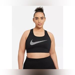 Nike Dri-Fit Swoosh Women's Sports Bra Black